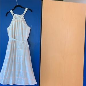 Madewell Broadway&Broome linen halter dress